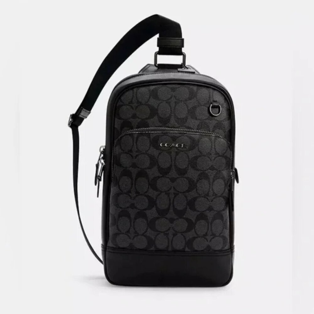 Coach Black sling bag (unisex)